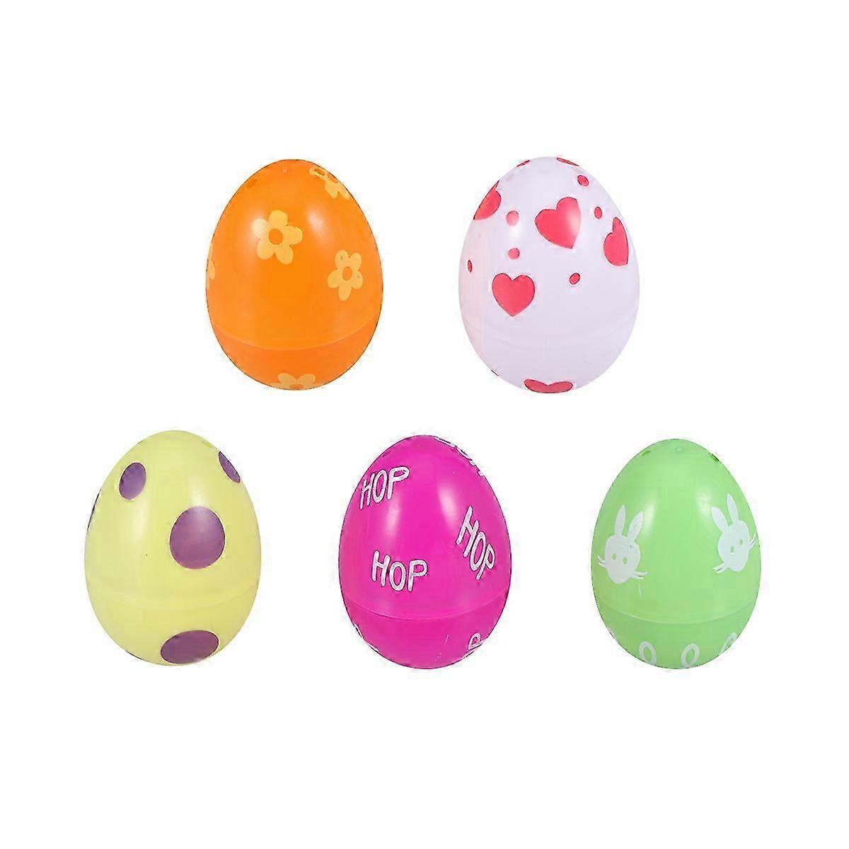 Colorful Plastic Easter Egg Open Egg compatible with Kids Playing 10Pcs Set