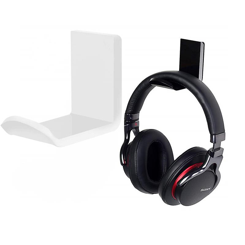 Durable L Shape Headphone Wall Mount Hook Headset Hanger Under Desk