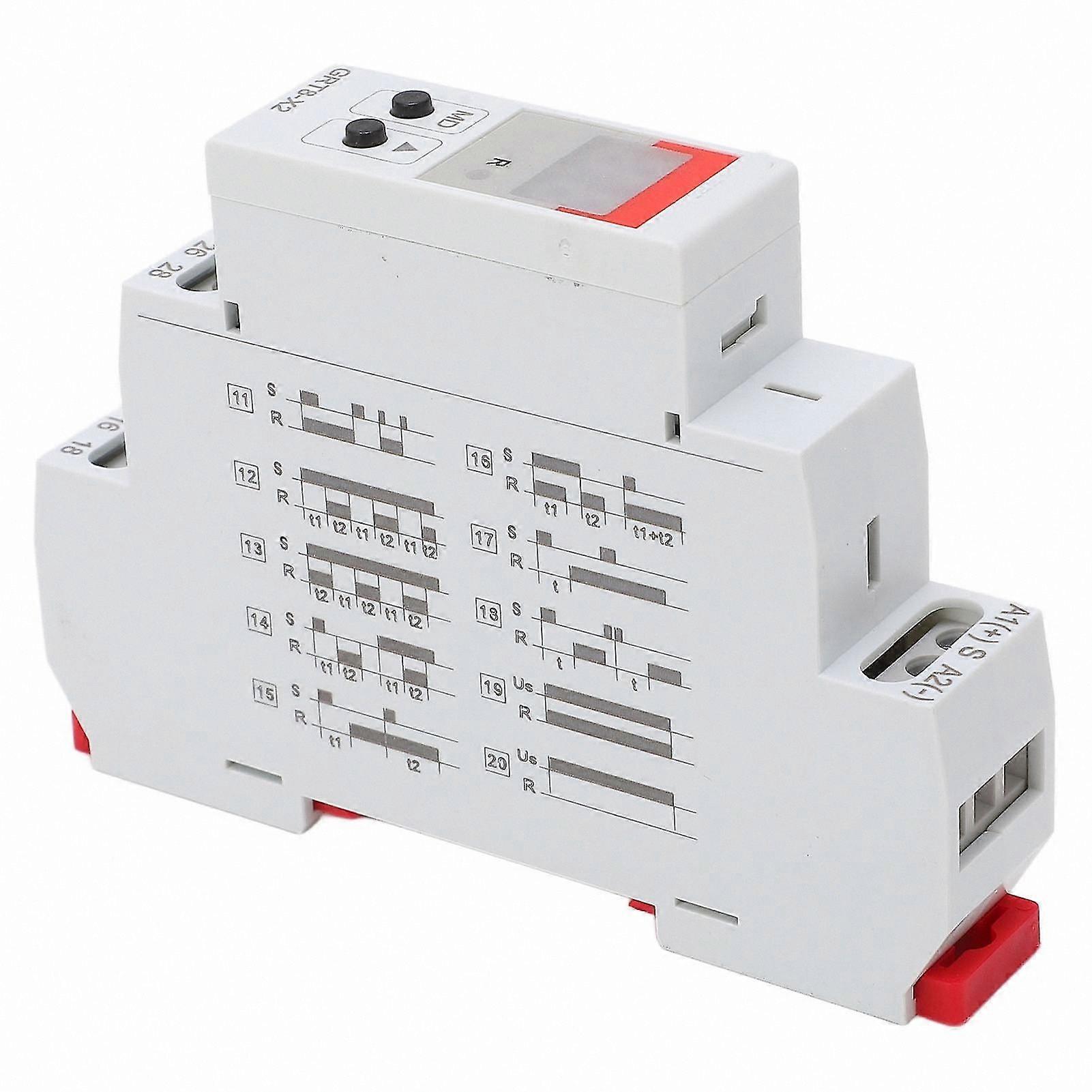 Adjustable Time Delay Relay Controller with Digital Display for AC DC 12V-240V Control Switch