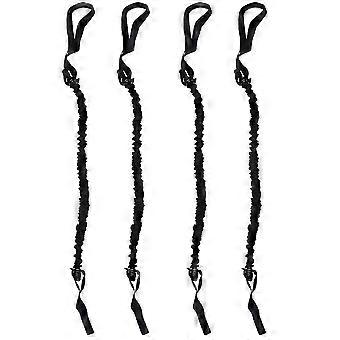 4Pcs Ab Roller Pull Ropes Abdominal Wheel Pull Ropes Ab Muscle Training Bands