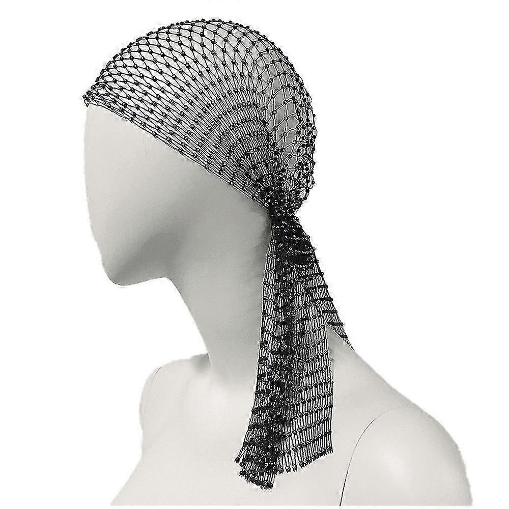 Stretchy Rhinestone Mesh Headband