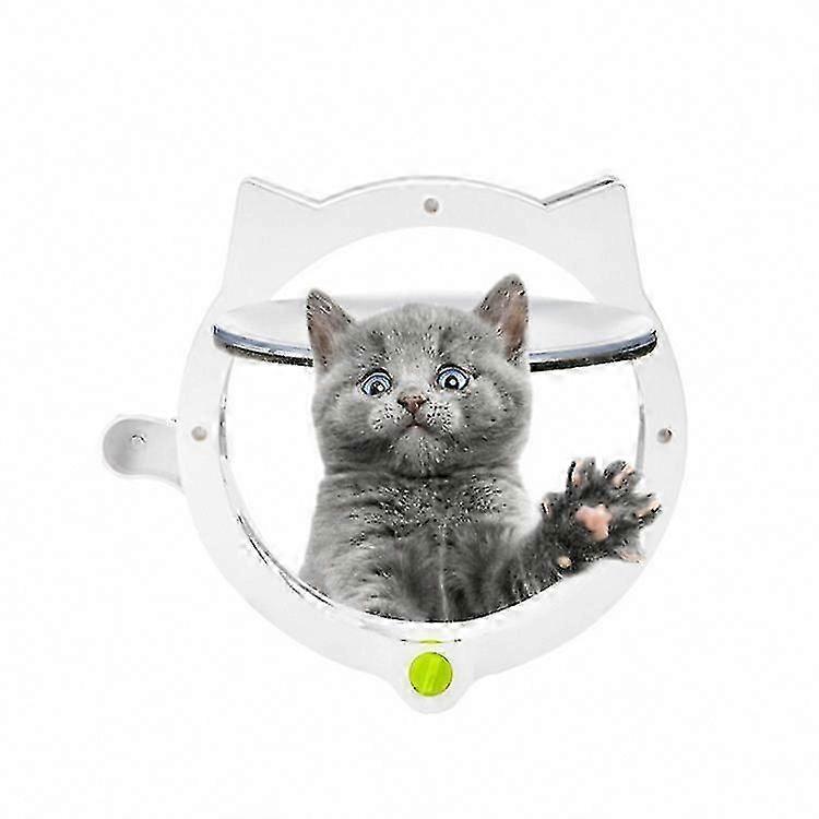 Round Waterproof 4-Way Lock Cat Flap