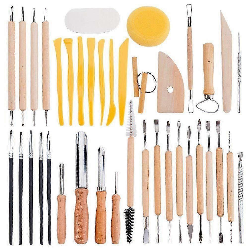 40-Piece Home Craft Clay Modelling Toolkit