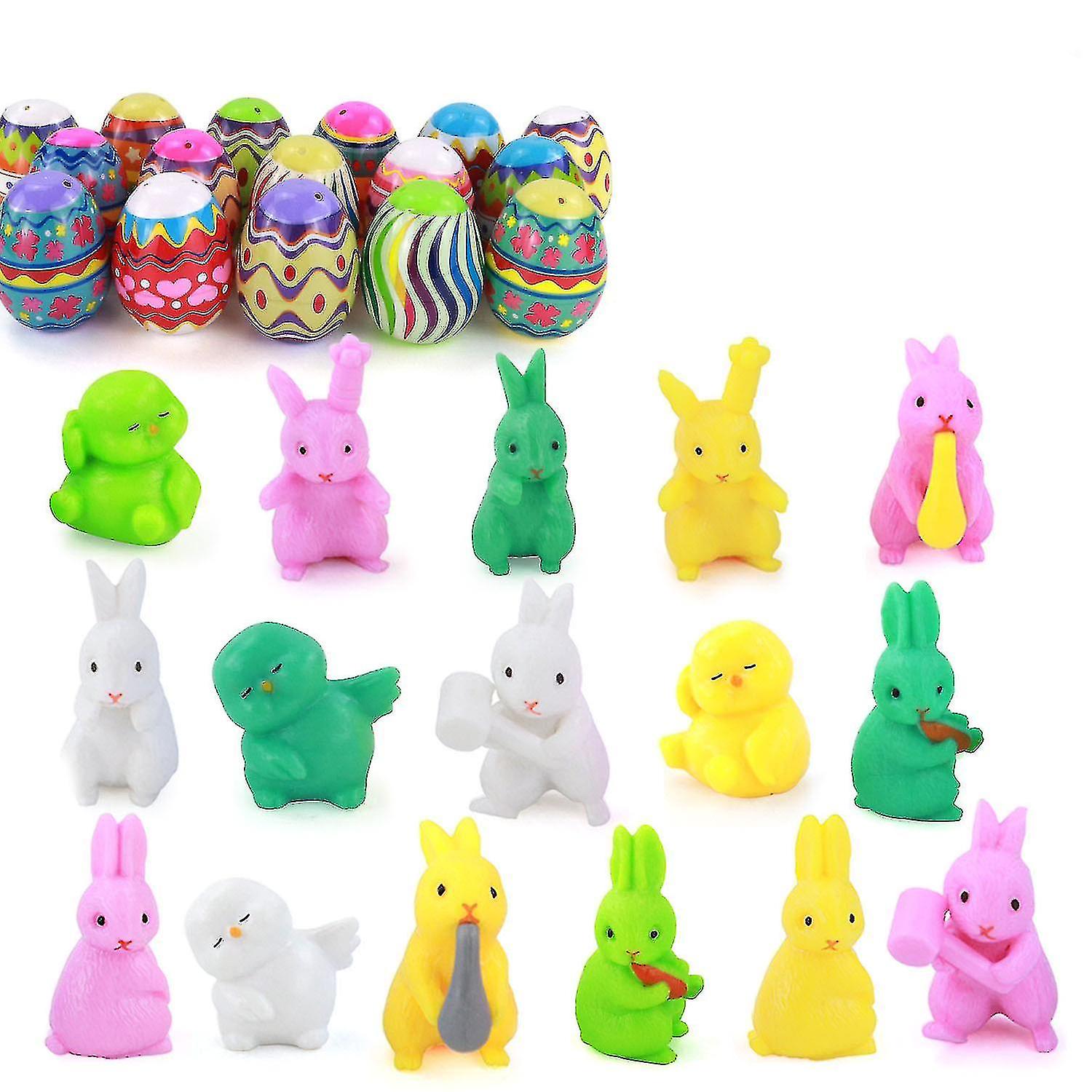 Easter Eggs Plastic Filled Easter Diy Surprise Eggs Holiday Party Supplies