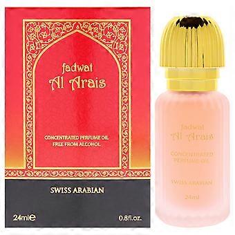 Swiss Arabian Fadwat Al Arais By Swiss Arabian For Unisex - 0.8 Oz Concentrated Perfume Oil Rollerball