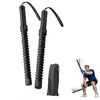 Portable 50cm Ropeless Battle Ropes 2PCS compatible with Beginners Fitness Training