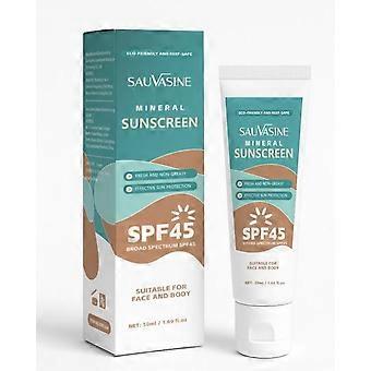 non greasy sunscreen, for home care, a simple step, a neat size, vegan friendly-DZF