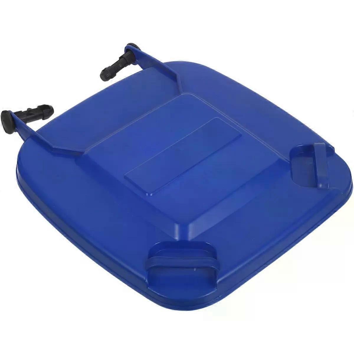30l Plastic Garbage Can Lid Replacement, Tight Seal Blue