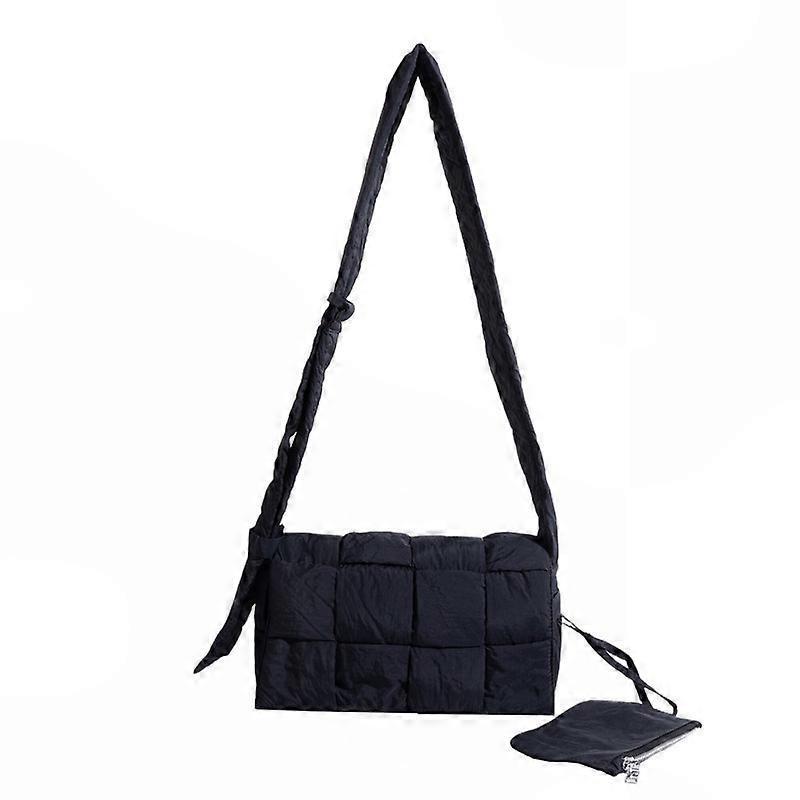 Women's Large Capacity Puffer Woven Bag