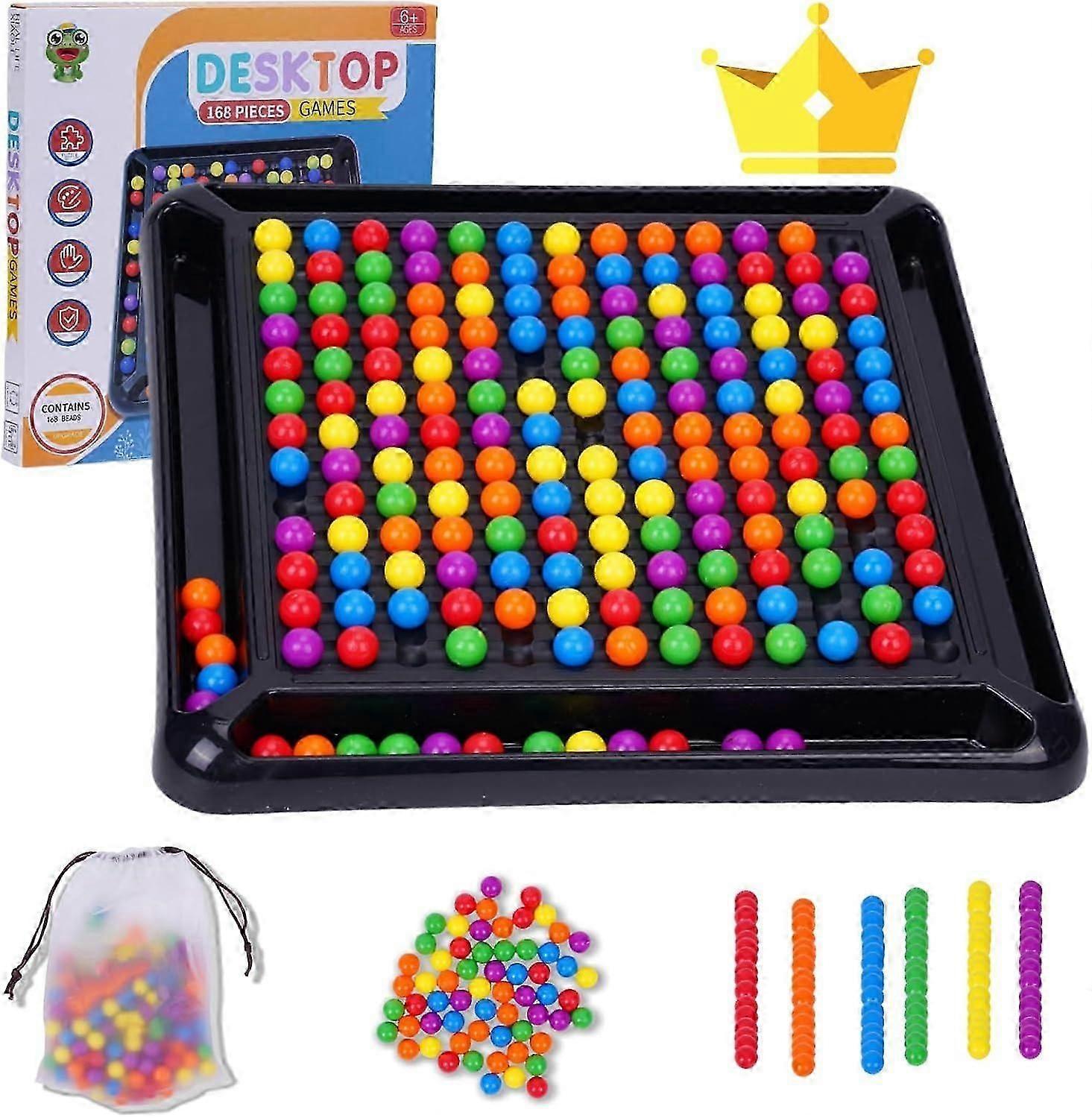 Dual-Player Bead Logic Strategy Game