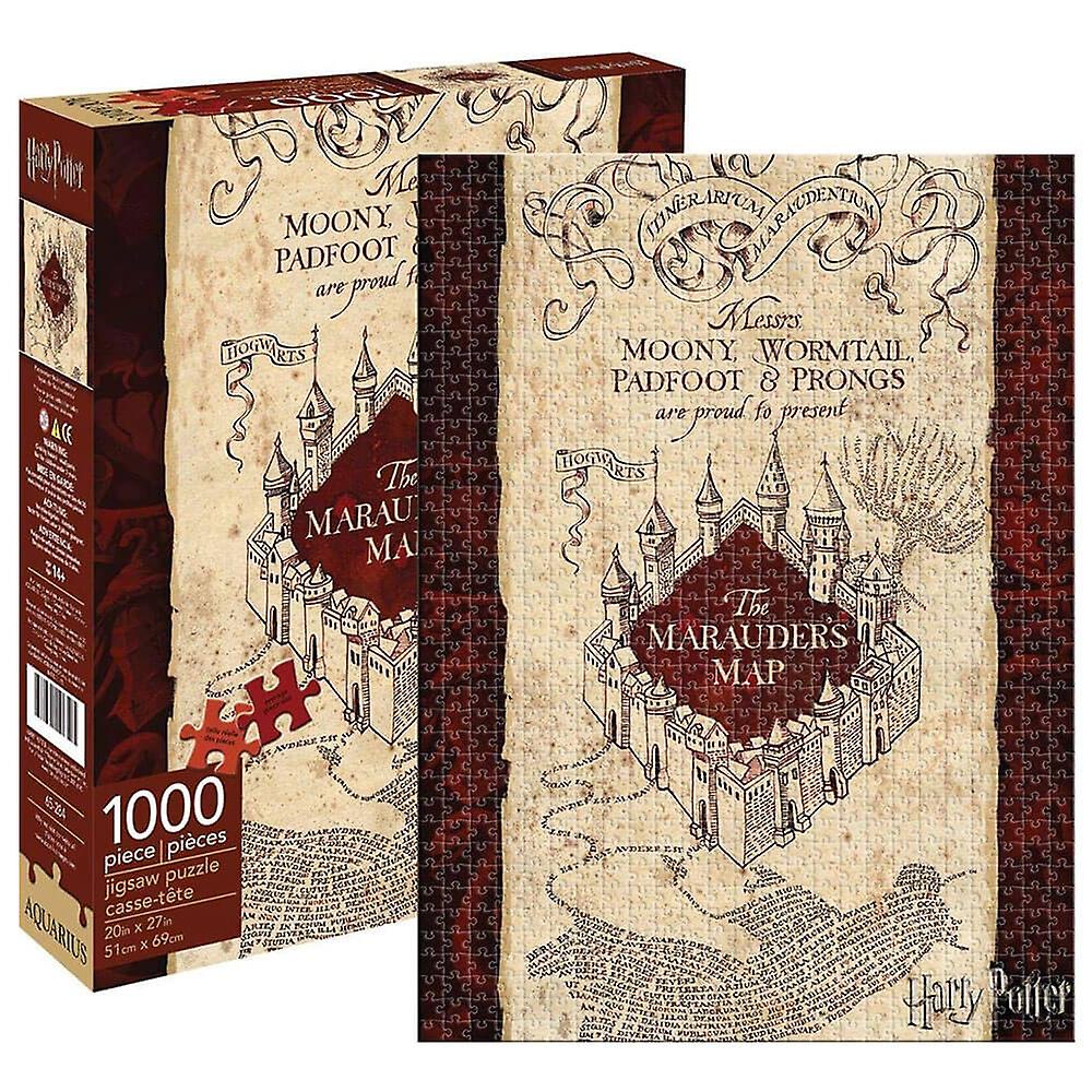 Aquarius Harry Potter Maruaders Map Designed 1000-piece Fun-filled Puzzle