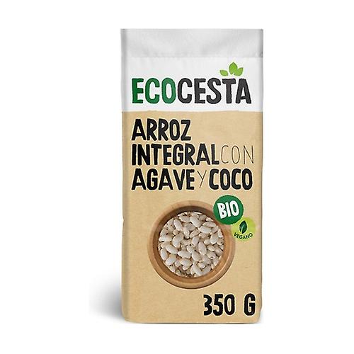 Puffed brown rice with agave and coconut 350 g