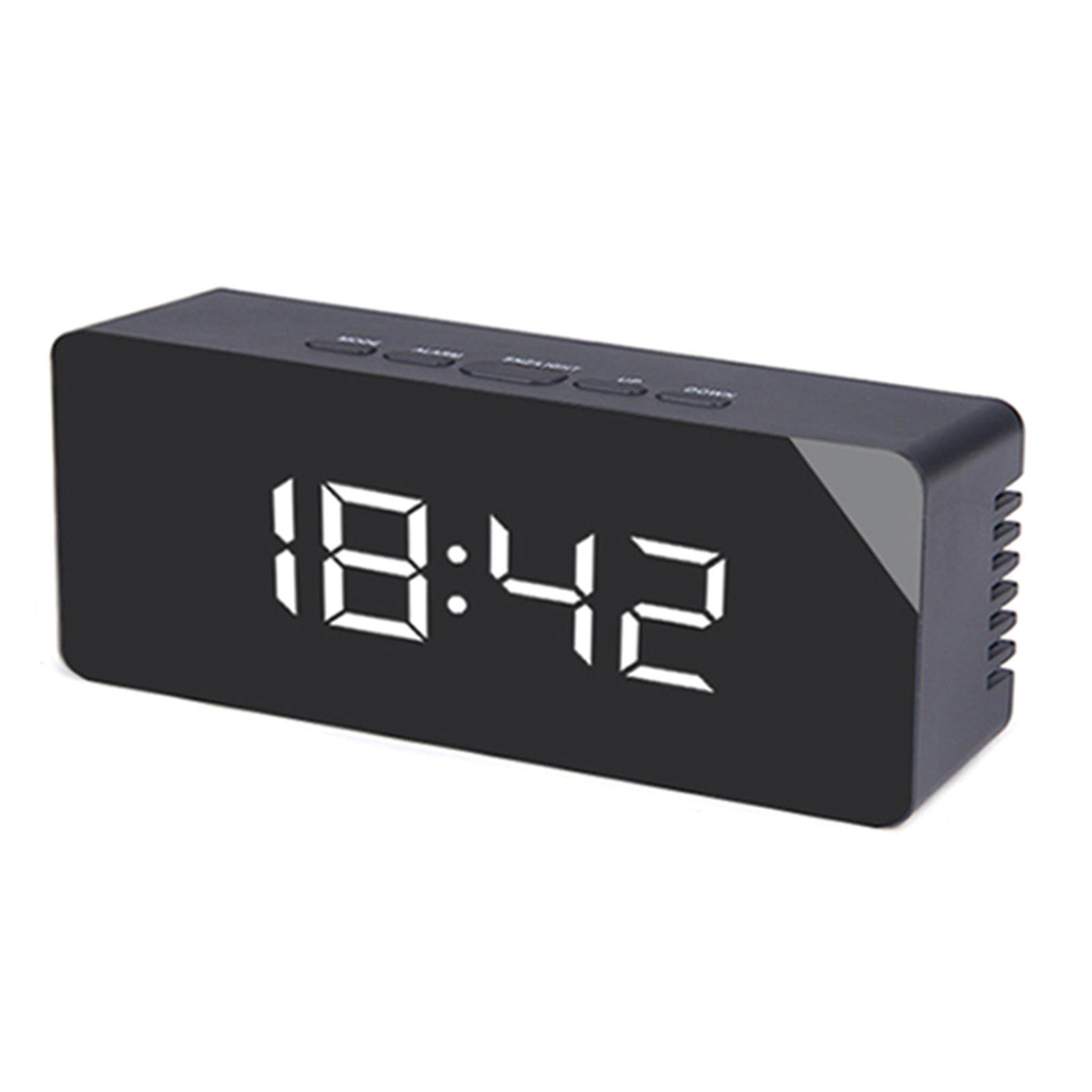 Multi-functional Mirror Alarm Clock Digital Led Screen Bedside Night Light