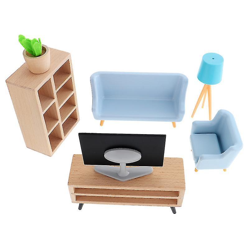 13X6x4.5cm Assorted Color Scale Model Kits 1 Set Mini House Landscape Prop Decorative Mini Model Min