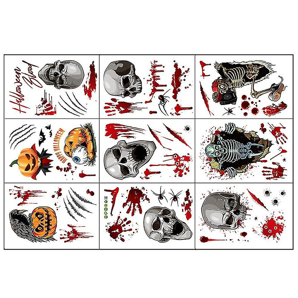 Halloween Window Clingscute Halloween Window Clings Compatible With Window -r