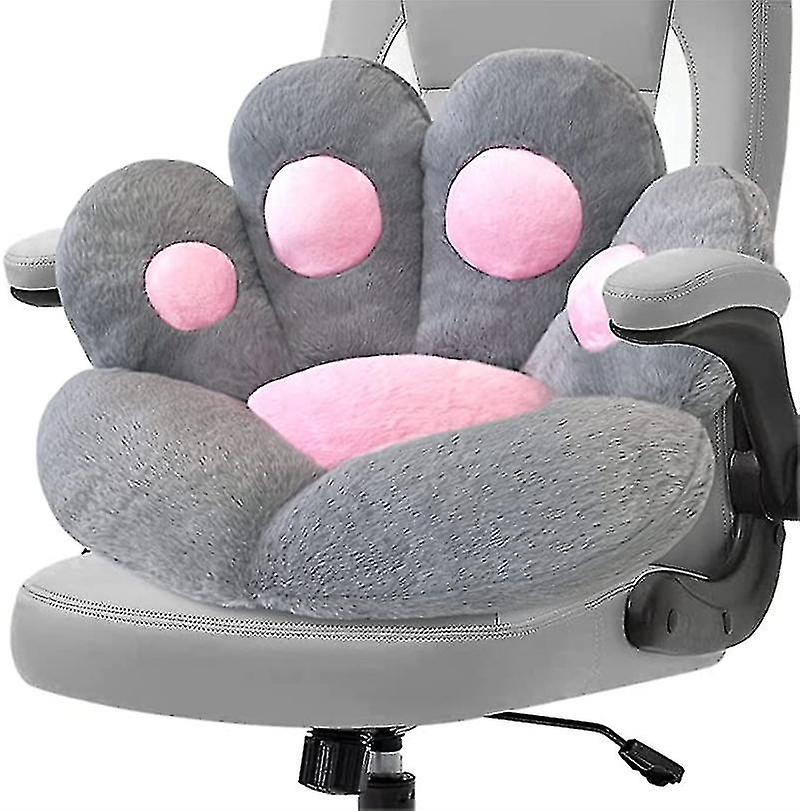 Cat Paw Cushion 28"x 24" Office Chair Comfy Cat Paw Shape Pillow