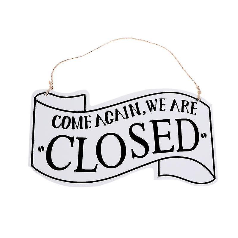 European Style Vintage Hanging Sign Open And Closed Business Sign ...