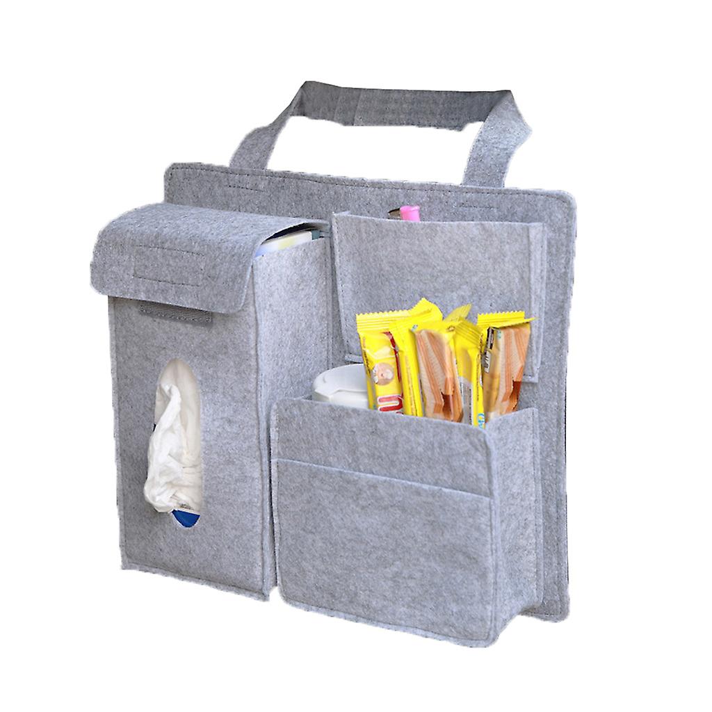 Storage Bag Hanging Bag Paper Towel Mobile Phone Felt Debris Organizer For Car
