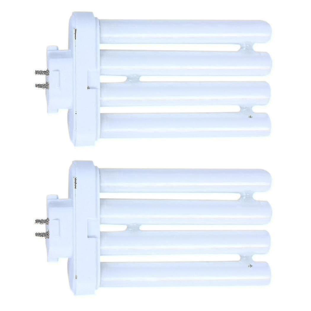 2x 220v 27w 4 Pin Rows 6500k Double-h Quad Tube Compact Fluorescent Lamp Light Bulb