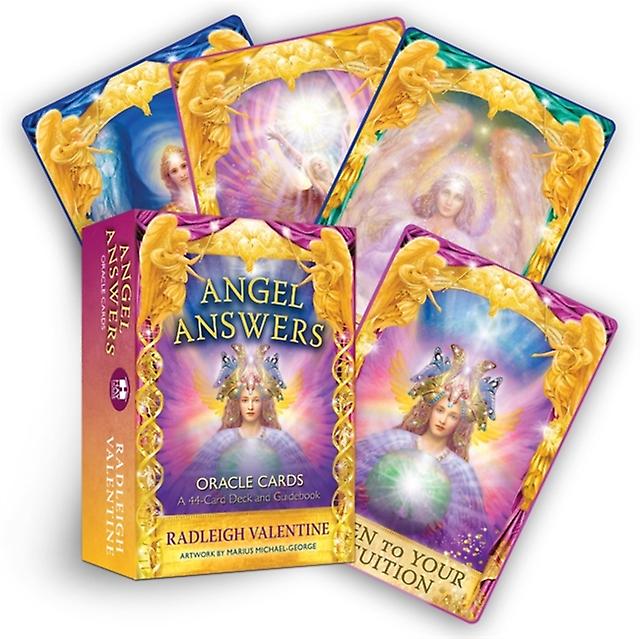 Angel Answers Oracle Cards by Radleigh Valentine Paperback Book