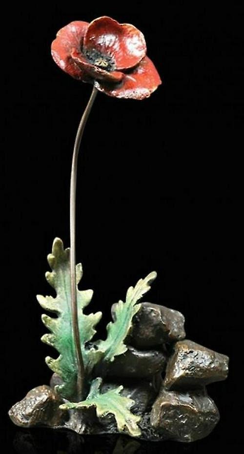 Poppy With Space For Engraving Sculptures & Statues