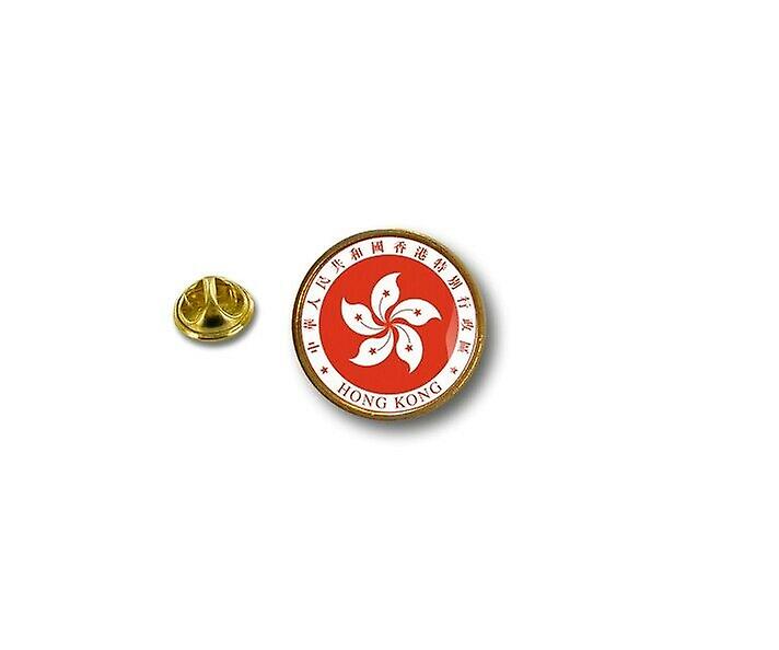 Pine PineS Pin Badge Pin-apos;s Metal Broche Papillon Flag Hong Kong Emblem