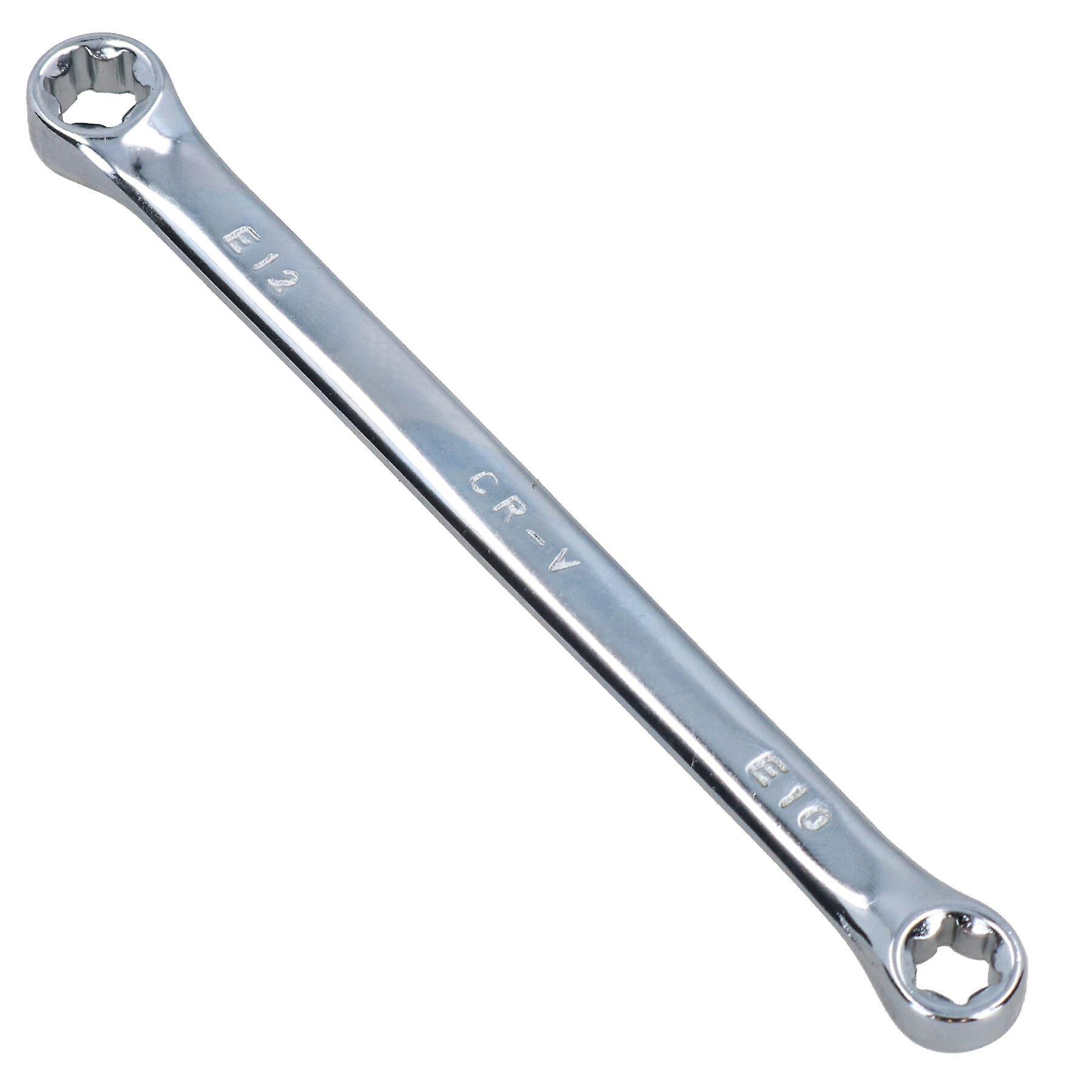 E10 x E12  Short Torx E Female Spanner Wrench Star Double Ended Box