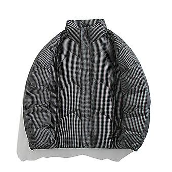 Down Jacket Solid Winter Cotton Men's Coat New Zipper Parka Coat Men C