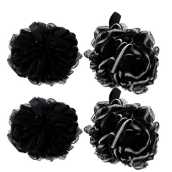 4pcs Bath Balls For Man Shower Scrubbing Bath Exfoliating Brush Body Scrubber
