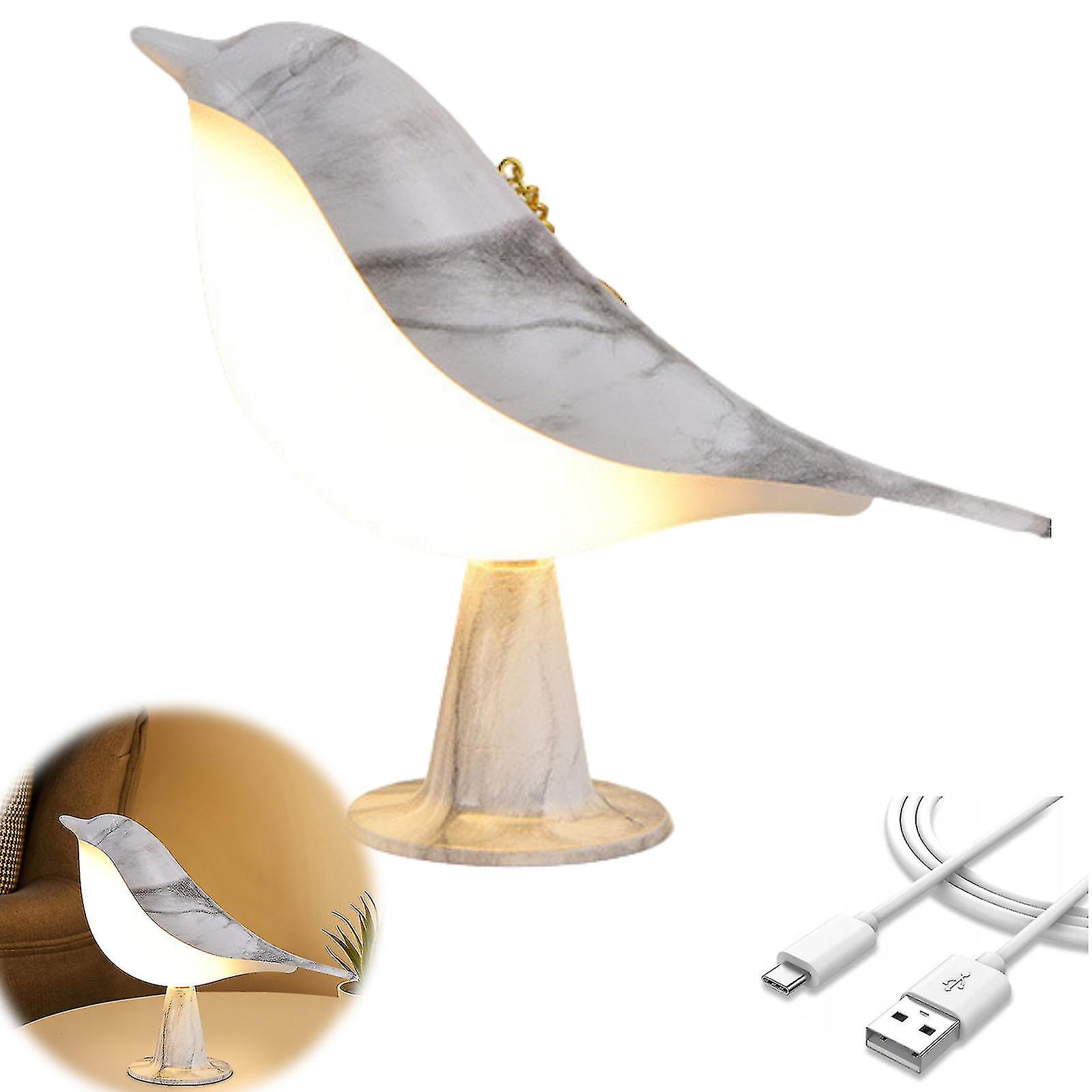 Touch Dimming Night Light Aromatherapy Lamp Car Decoration Smart Rechargeable Remote Control Bedroom Charge Magpie
