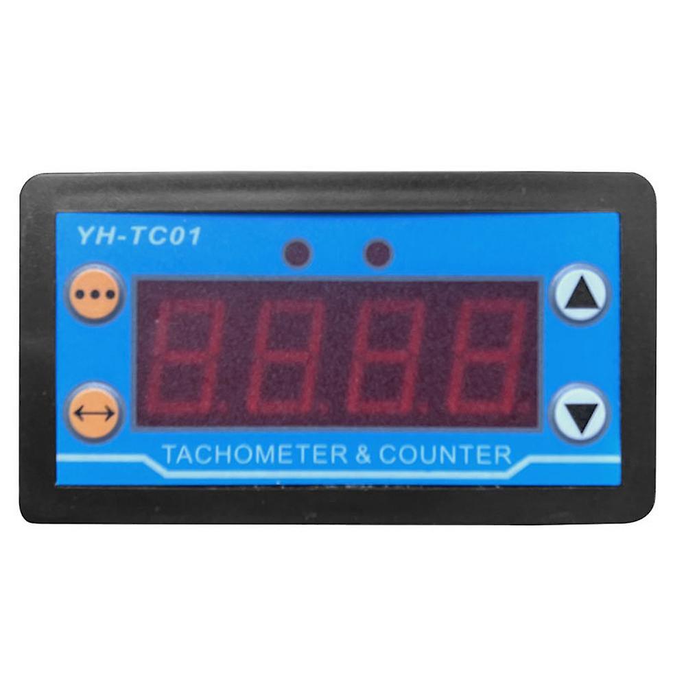 YHTC01 Digital Tachometer HighAccurancy LED Digital Display Motor Speed Meter With Hall Sensor