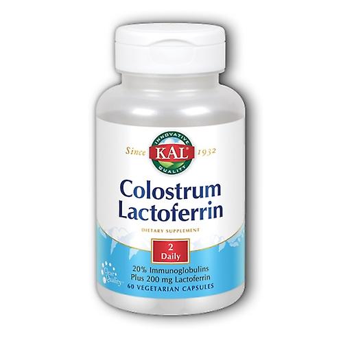 Kal Colostrum Lactoferrin, 60 Caps (Pack of 1)
