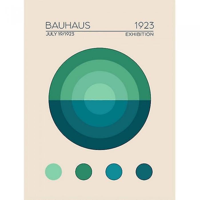 Emel Tunaboylu Bauhaus Mavi Daire Print