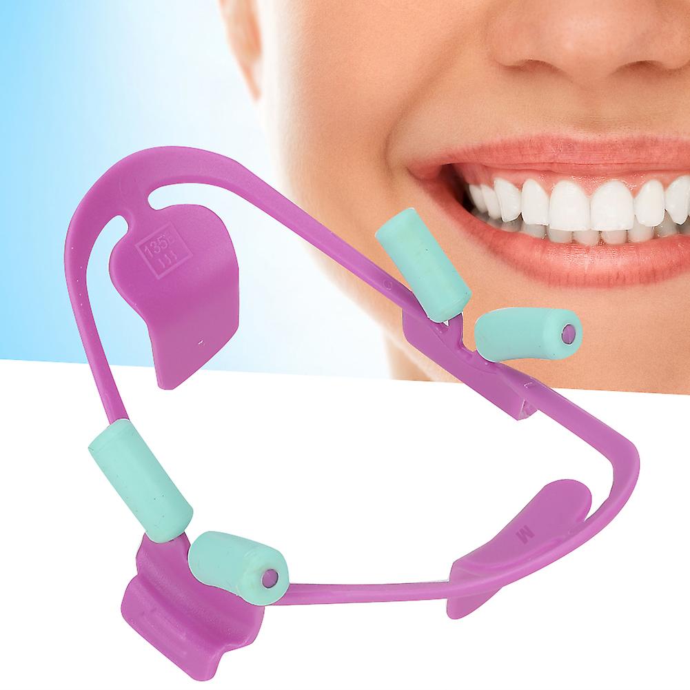 3D Dental Mouth Opener, Intraoral Cheek and Lip Retractor, Orthodontic Accessory, Purple, M
