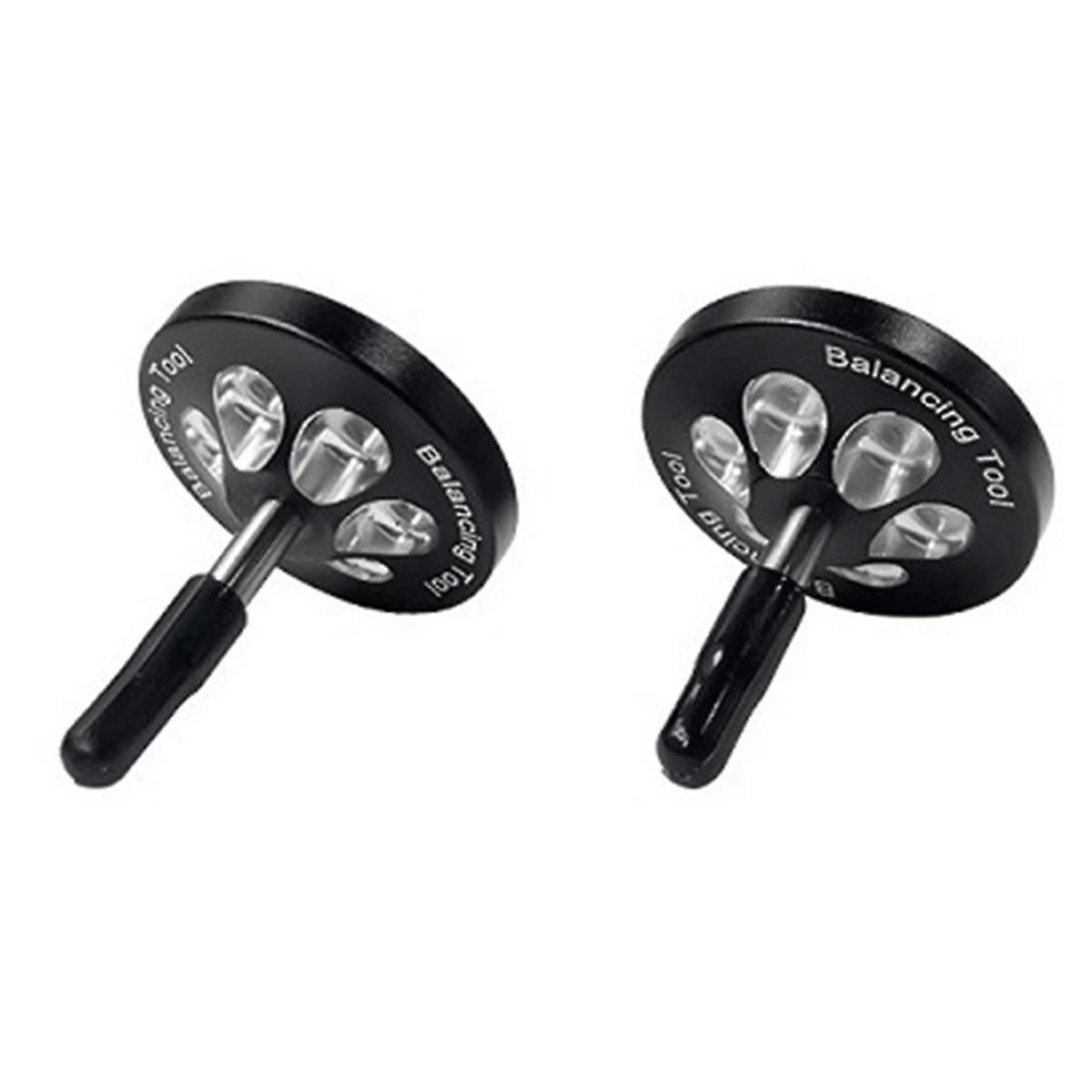 Metal Vehicle Weight Balancing Tool Balanced Stabilized Body RC Car Upgrade Accessories Black+Silve