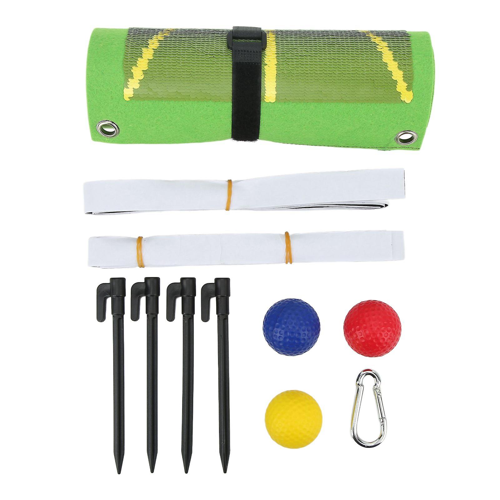 Golf Training Mat 49x24cm, 7mm Thick, Plastic SBR, 414g