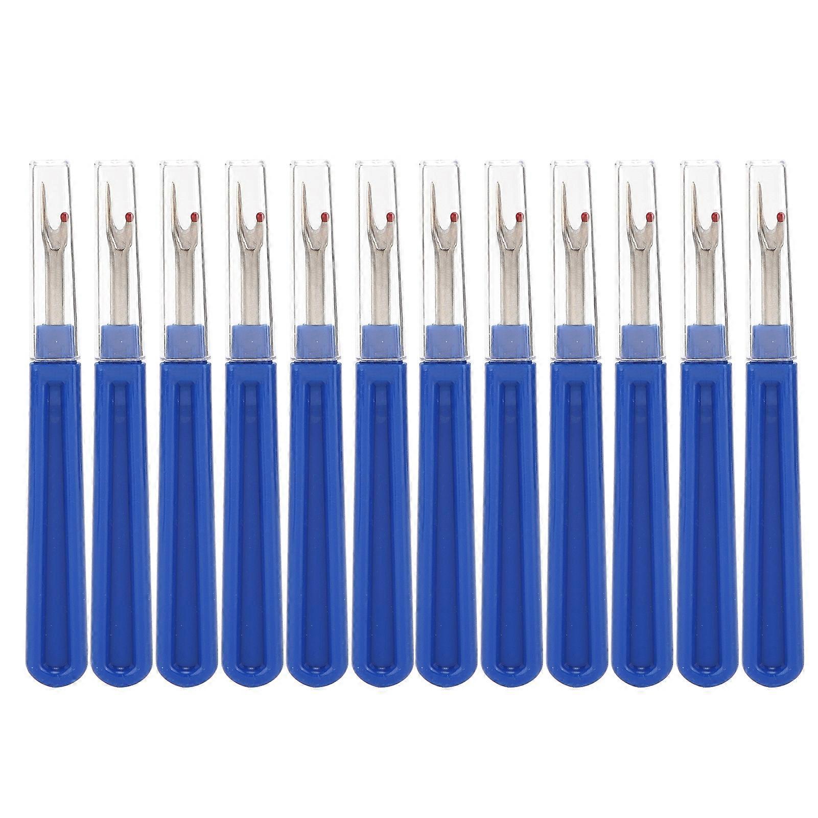 12Pcs Seam Ripper Durable Stainless Handy Handles Thread Remover Sewing Crafting Embroidery