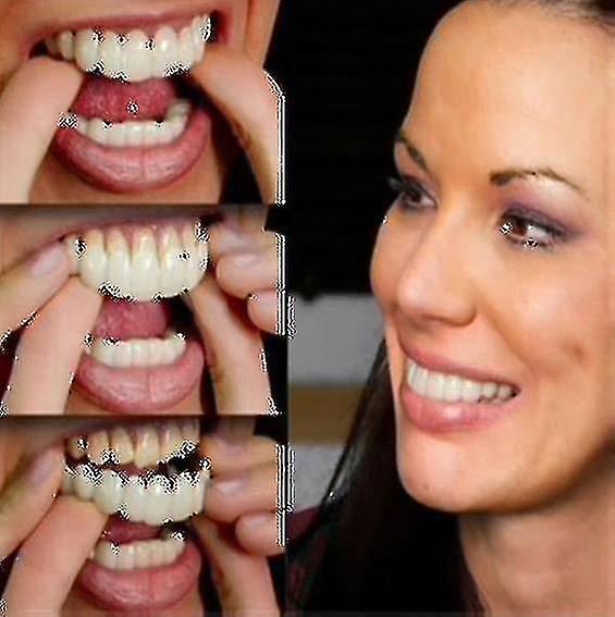 ペアアッパー&ロワー高品質義歯インスタントスマイルコンフォートフィットフレックス化粧品歯義歯歯トップ化粧品ベニヤハイ