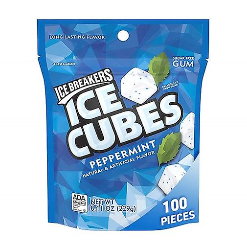 Ice Breakers Ice Cubes Peppermint Sugar Free Gum