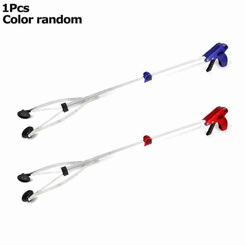 1pcs color random (A) $Aluminum alloy tube garbage clamp, picker, sanitary clamp, retriever 188g