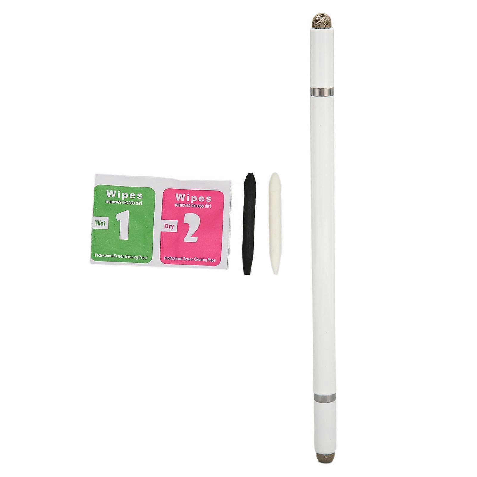 Black Stylus Pen, 4-in-1, Fiber Nibs, Mobile Devices