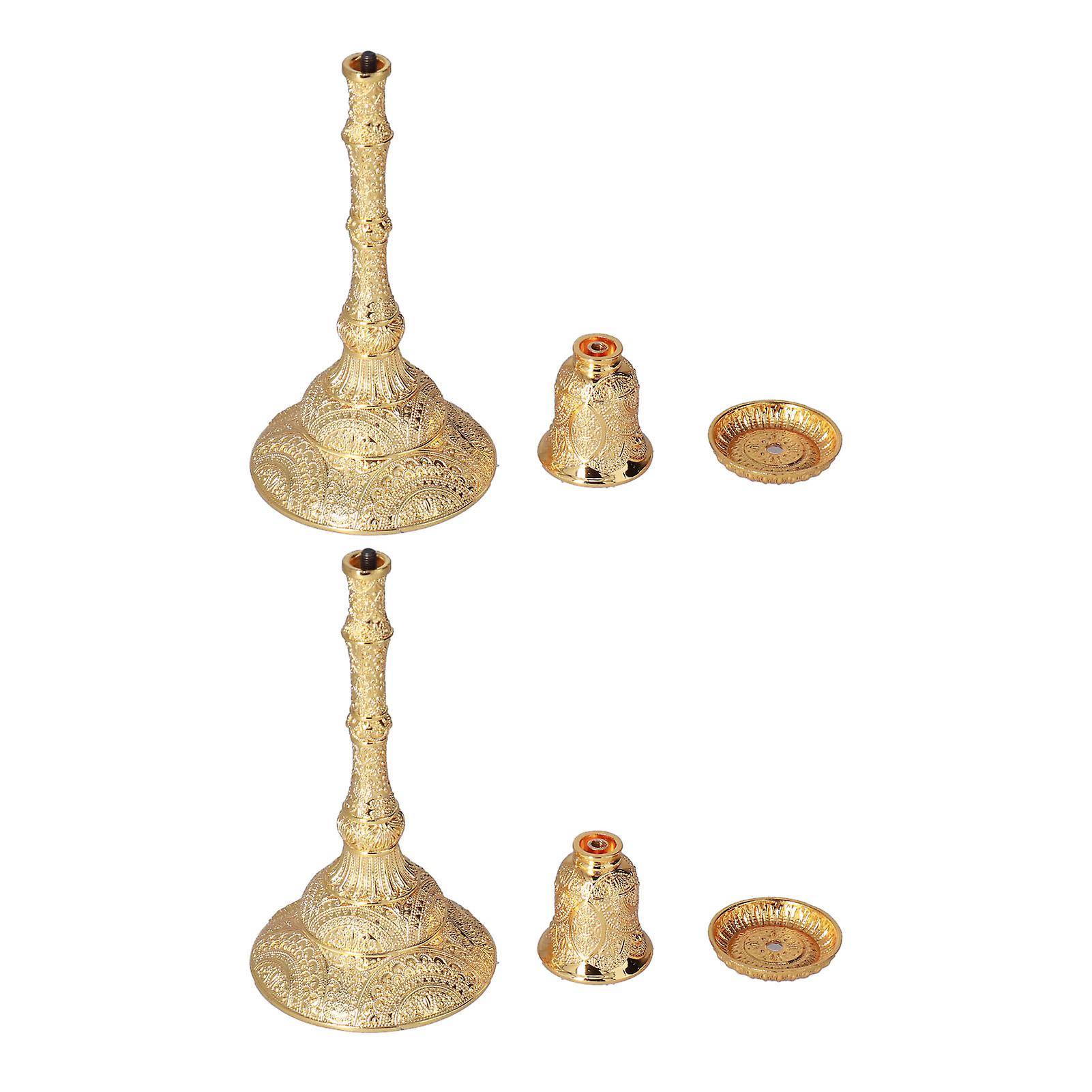 Exquisite Metal Candle Stand, Decorative Holder