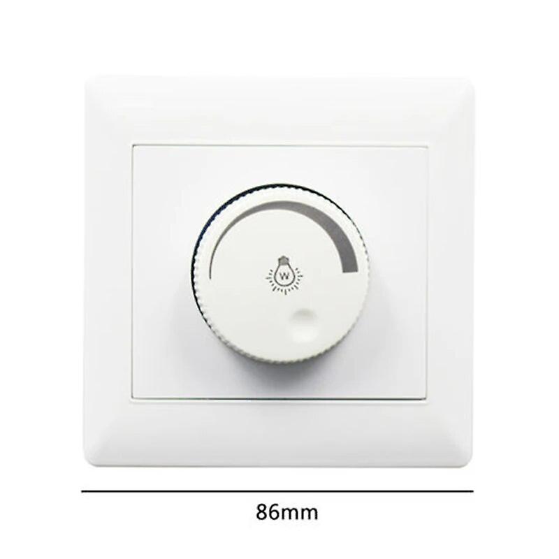 Adjustable Controller 250V 10A LED Dimmer Switch Waterproof White for Dimmable Bulb Lamp Switch Accessories~0294