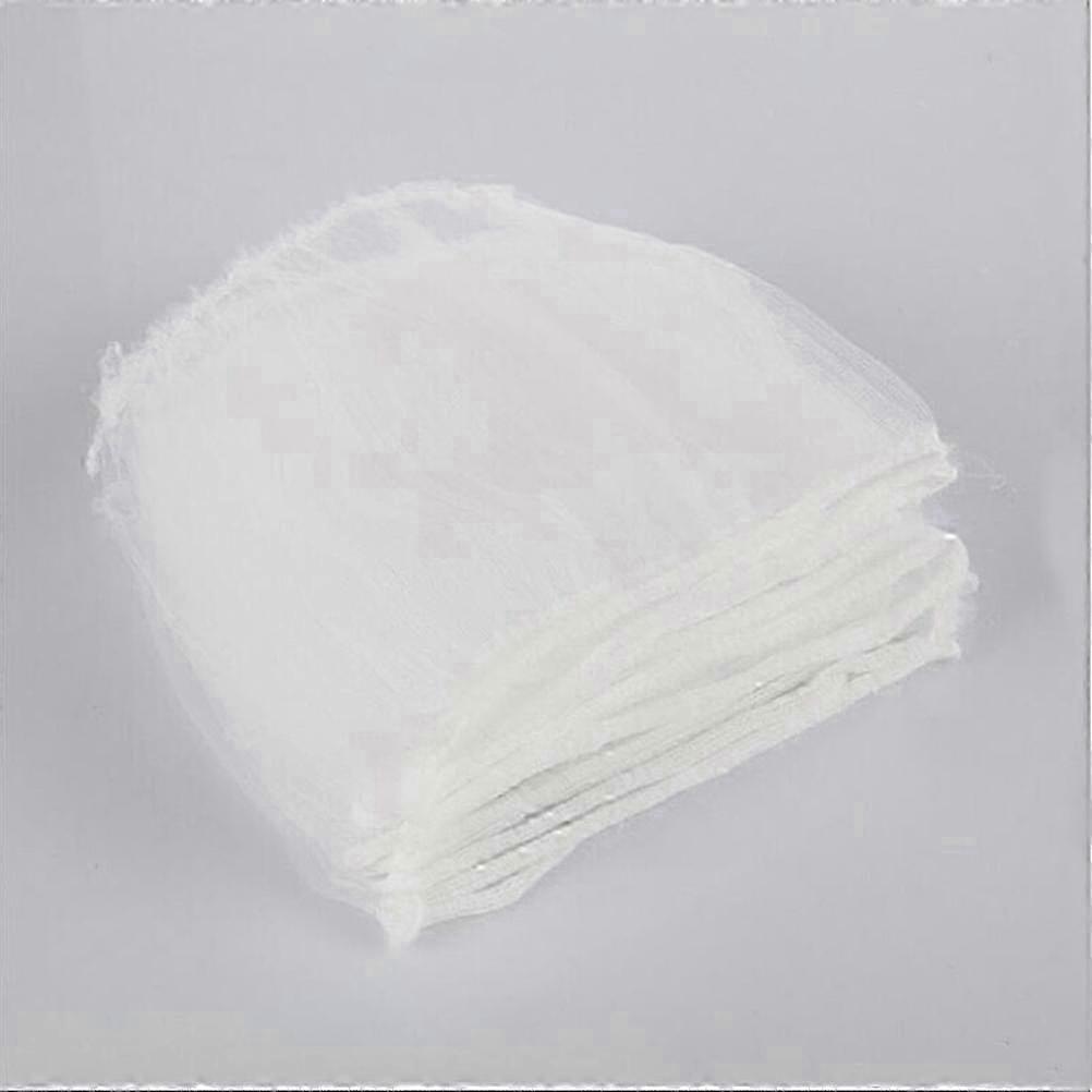 200 Pcs 9x9cm Polyester Sink Strainer Bags with Storage Case