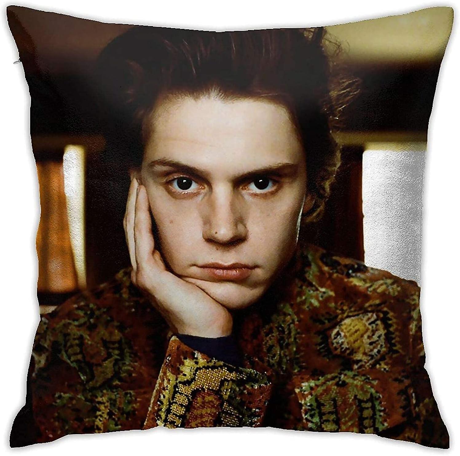 エヴァンピーターズソフト枕カバー枕カバー装飾Thowクッションカバー枕カバー家の装飾ギフト18インチ