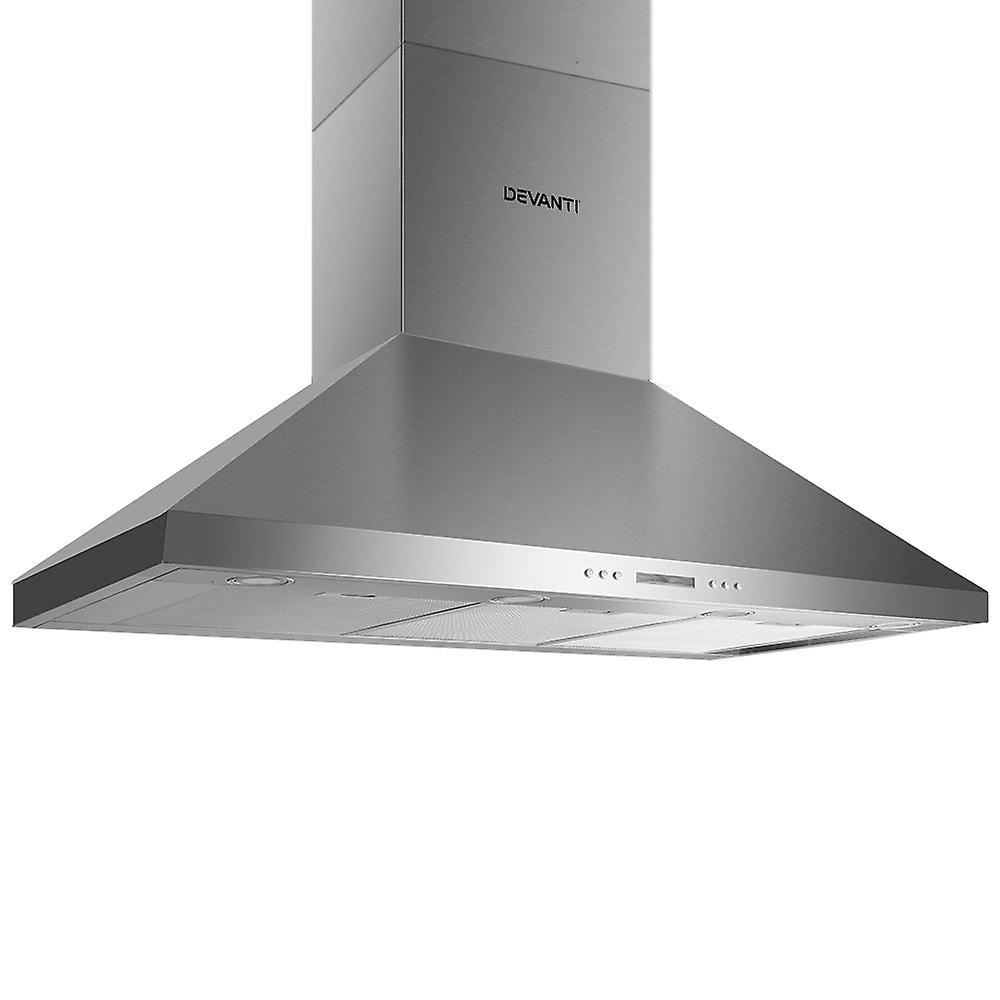 Devanti 1200Mm Commercial Bbq Rangehood Silver Rangehoods