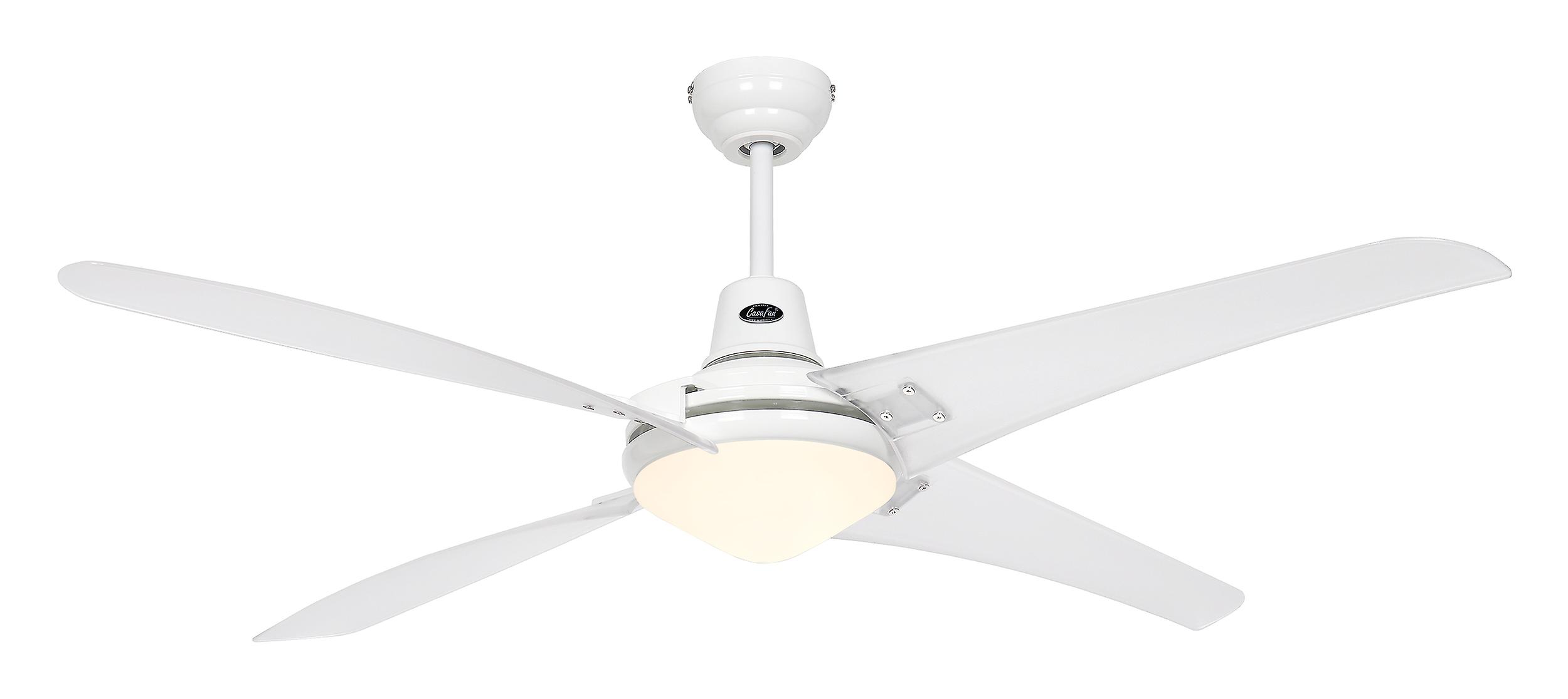 Ceiling fan Mirage White / Clear with remote