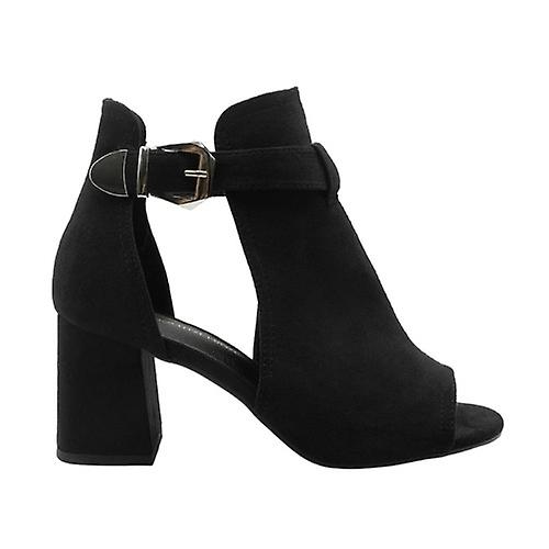 Where's That From Womens/Ladies Lisa Open Toe Block Heel High Heels