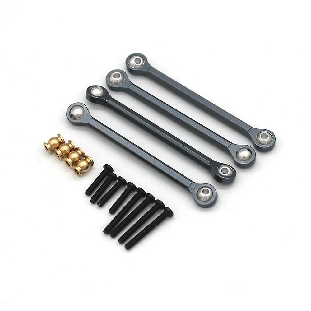 4PCS Upgraded Metal Lower Linkage Rods for FMS FCX24 POWER WAGON 12401 1/24 RC Car Vehicles Model Sp