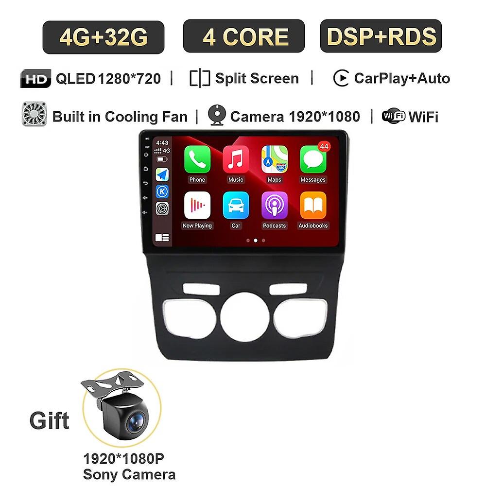 Android 13 For Citroen C4 C4l Ds4 2013 2014 2015 2016 2017 Car Radio Multimedia Video Player Head Unit Wifi Bluetooth Carplay 4g